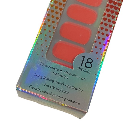 Uncommon Cosmetics Coral Gel Nail Strips - New - Picture 2 of 4
